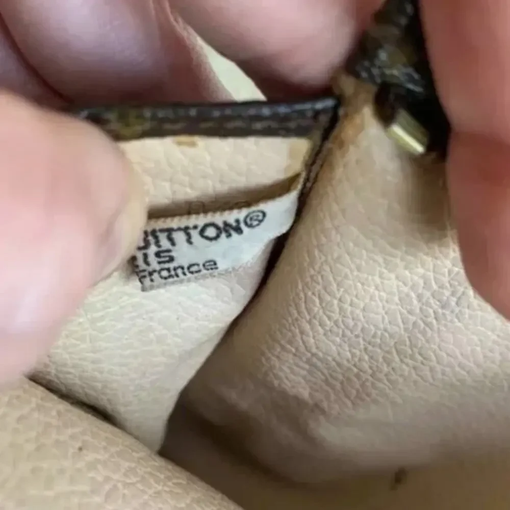 Louis Vuitton Vintage Brown Monogram Toiletry Pouch
